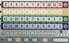 Qwixx play card